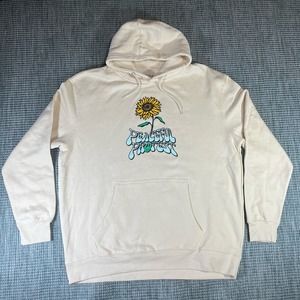 Blue Crown Peaceful Protest Hoodie Mens Sz 2XL New